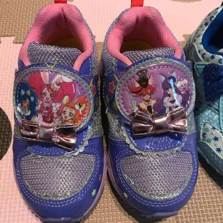 専用です♡プリキュアと瞬足、靴2点セット 16cm(スニーカー)