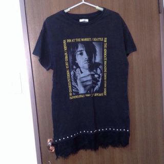 ジュエティ(jouetie)のNIRVANAコラボ裾レースT(Tシャツ(半袖/袖なし))