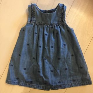 ザラキッズ(ZARA KIDS)のZARA Mini デニムワンピース 80cm(ワンピース)