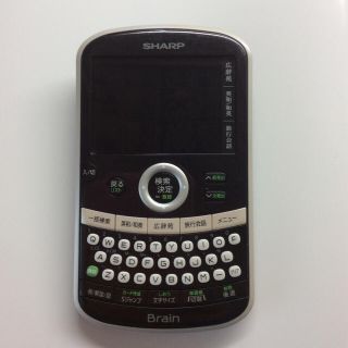 シャープ(SHARP)のシャープ 電子辞書 Brain PW-AC10-W シルバーホワイト(その他)