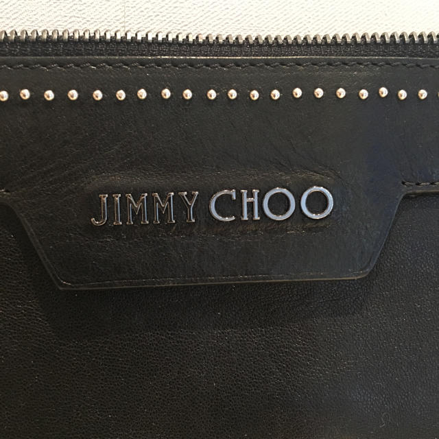 JIMMY CHOO(ジミーチュウ)のジミーチュウ❤️スタッズ ❤️クラッチバッグ❤️国内正規品❤️黒 レディースのバッグ(クラッチバッグ)の商品写真