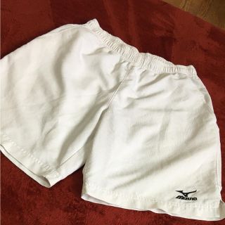 ミズノ(MIZUNO)の☆値下げ！ミズノ ユニ白ハーフパンツ☆(バドミントン)