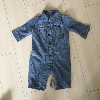 ベビーギャップ(babyGAP)のbabyGap♡デニムロンパース(ロンパース)