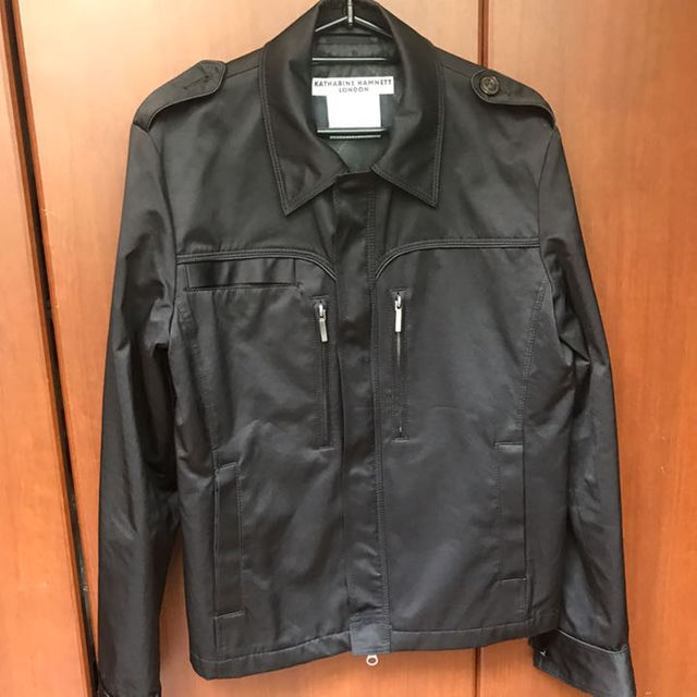 美品 キャサリンハムネット スウィングトップ ジャケット ライダース