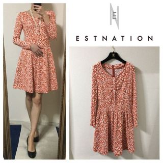 エストネーション(ESTNATION)のエストネーション✨スーパーストレッチ✨とろみワンピース(ひざ丈ワンピース)