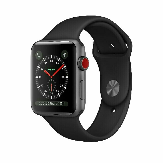 Apple Watch(アップルウォッチ)のApple Watch Series 3（GPS + Cellularモデル） スマホ/家電/カメラのスマホアクセサリー(その他)の商品写真