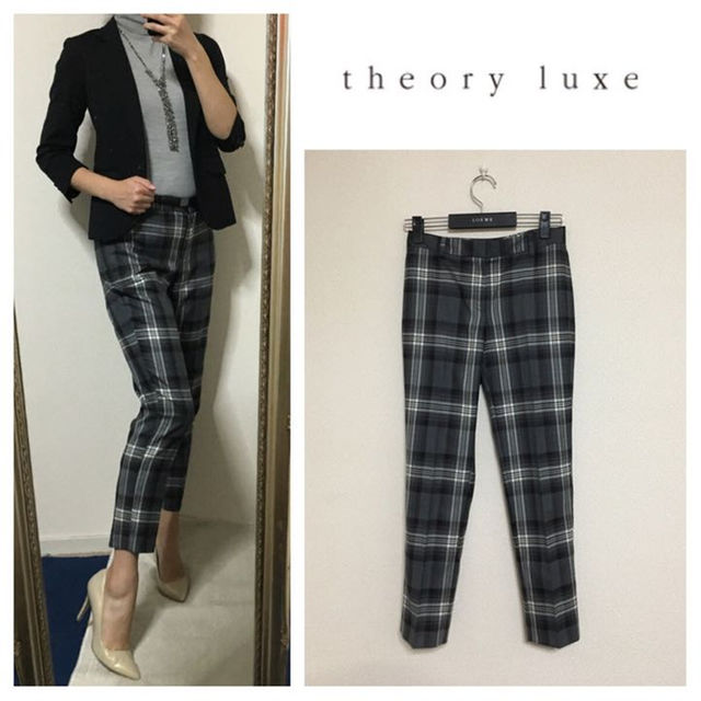 Theory luxe(セオリーリュクス)の新品✨セオリーリュックス✨コーデ売り💓センタープレス✨ウールパンツ✨ レディースのパンツ(チノパン)の商品写真