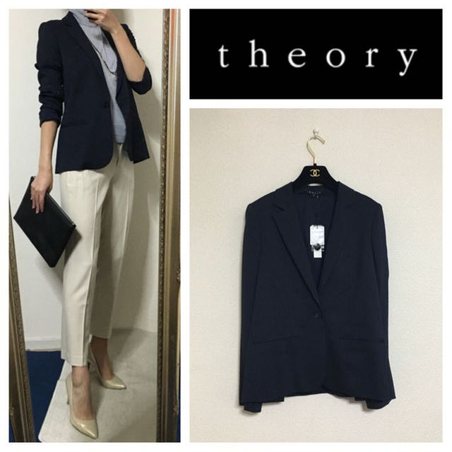 theory - 定価49000円位 新品タグ付 セオリー ネイビー 万能 ジャケットの通販 by mro's shop｜セオリーならラクマ