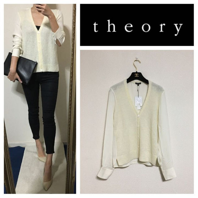 theory(セオリー)の新品タグ付✨セオリー✨シルク✨ウールニット レディースのトップス(ニット/セーター)の商品写真