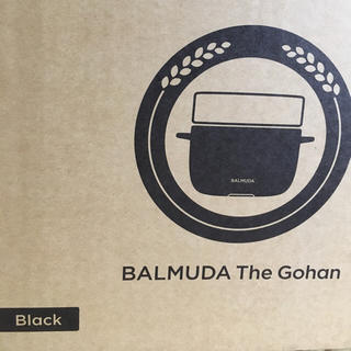 バルミューダ(BALMUDA)のバルミューダ  炊飯器 BALMUDA The Gohan ブラック(炊飯器)
