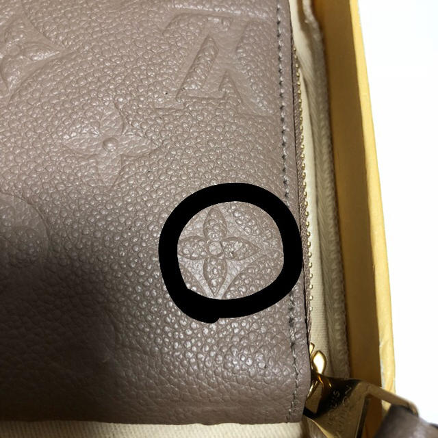 LOUIS VUITTON(ルイヴィトン)の美品♡アンプラント♡グレージュ♡ヴィトン♡長財布 レディースのファッション小物(財布)の商品写真