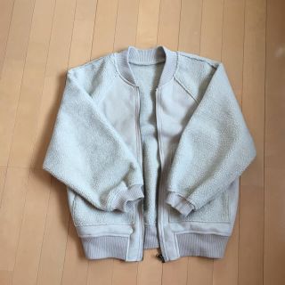 ダブルクローゼット(w closet)のwcloset ボア フェイクムートンブルゾン(ブルゾン)