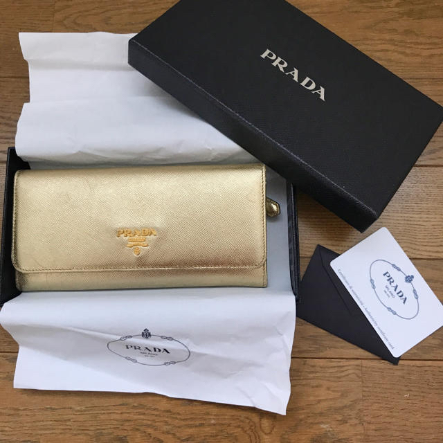 PRADA - お値下げしました！PRADA 長財布 サフィアーノの+inforsante.fr