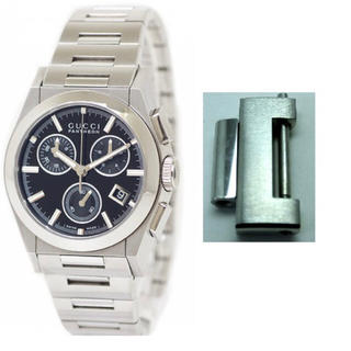 グッチ(Gucci)のGUCCIクロノグラフ パンテオンYA115406用ベルト駒グッチ正規品(腕時計(アナログ))