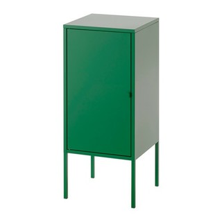 イケア(IKEA)のLIXHULTキャビネット, メタル, グリーン, 35x60 cm(リビング収納)