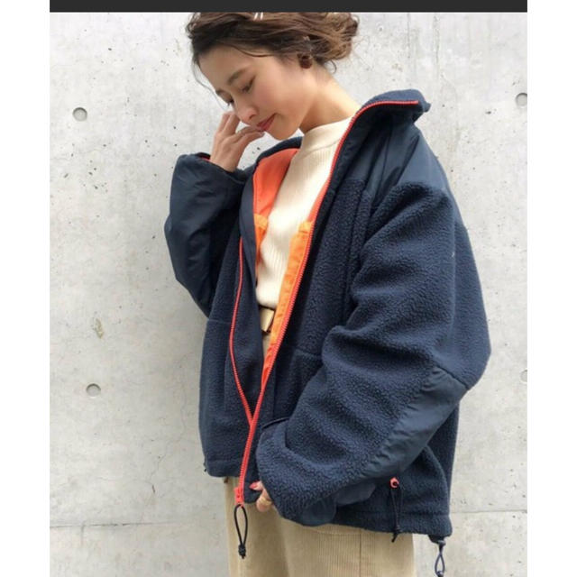 アウターな Kastane - 新品 kastane フリースナイロンブルゾンの通販
