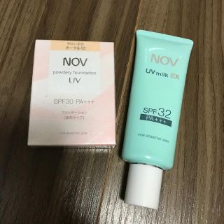 ノブ(NOV)のNOV ノヴ パウダリーファンデーションUV UVミルクEX(ファンデーション)