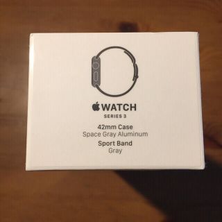 アップルウォッチ(Apple Watch)のApple watch3 42mm GPSモデル(その他)