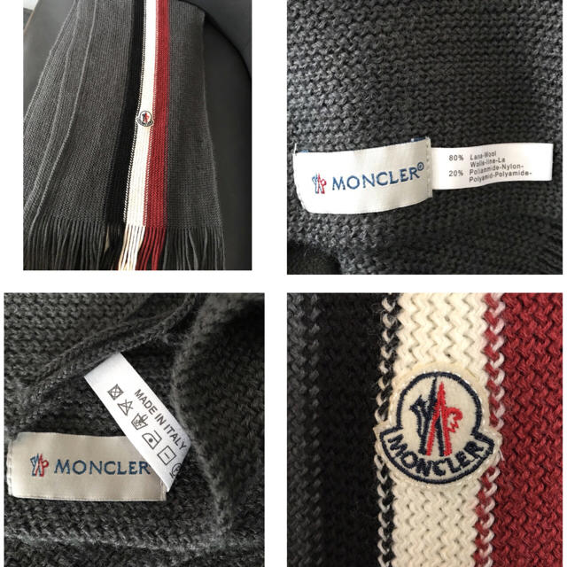 MONCLER(モンクレール)のモンクレール・マフラー・トリコロール メンズのファッション小物(マフラー)の商品写真