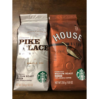 スターバックスコーヒー(Starbucks Coffee)のスターバックス コーヒー豆 二種(コーヒー)