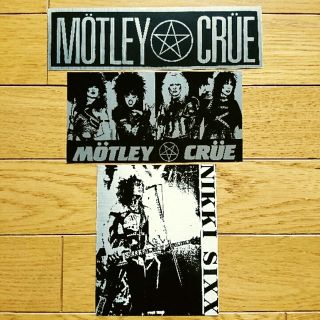 sixx様専用：レア Motley Clue ステッカー3枚(ミュージシャン)