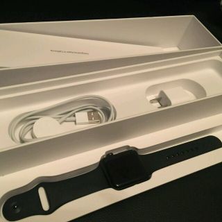 アップルウォッチ(Apple Watch)の専用出品 美品 最新モデル apple watch series3  42㎜ (スマートフォン本体)