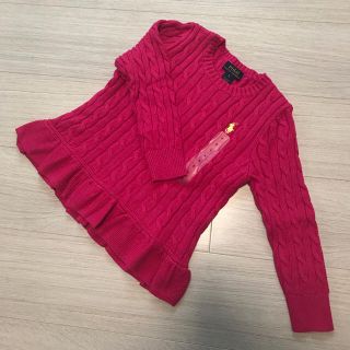 ラルフローレン(Ralph Lauren)の★新品★ラルフローレン★ニット★ぺプラムニット★カーディガン 同型★6Tマ(ニット)