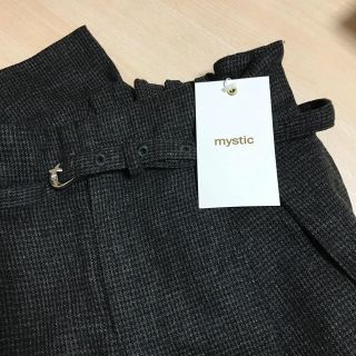 ミスティック(mystic)の最新作♡千鳥柄テーパードパンツ チャコールグレー1(カジュアルパンツ)