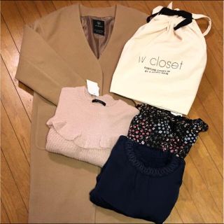 ダブルクローゼット(w closet)の【送料込‼︎】福袋 w closet コート含む5点セット(ロングコート)