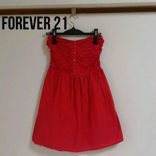 フォーエバートゥエンティーワン(FOREVER 21)のforever 21ベアワンピ(ミニワンピース)