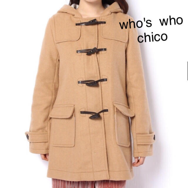 who's who Chico(フーズフーチコ)の新品❁﻿フーズフーチコ ダッフルコート レディースのジャケット/アウター(ダッフルコート)の商品写真