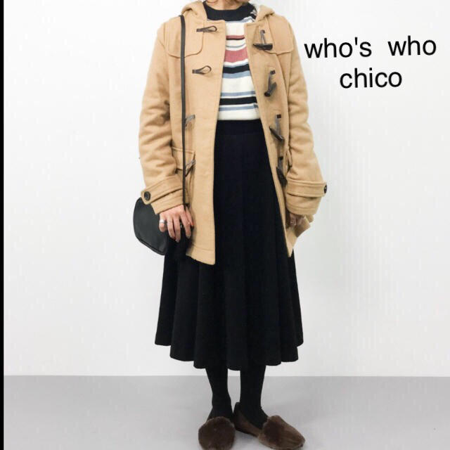 who's who Chico(フーズフーチコ)の新品❁﻿フーズフーチコ ダッフルコート レディースのジャケット/アウター(ダッフルコート)の商品写真