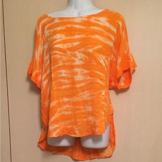 スコットクラブ(SCOT CLUB)の新品 スコットクラブ Tシャツ オレンジ ダイダ柄 ヤマダヤ(Tシャツ(半袖/袖なし))