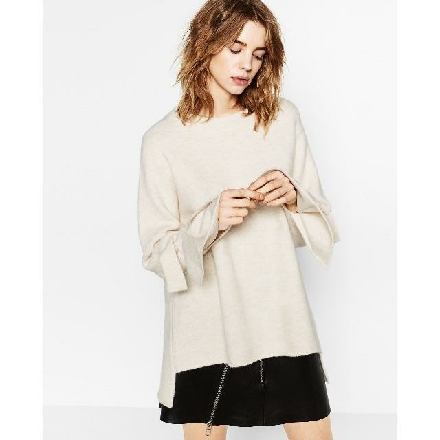 ZARA(ザラ)の最終価格☆ ZARA 袖リボン ニット ☆ レディースのトップス(ニット/セーター)の商品写真