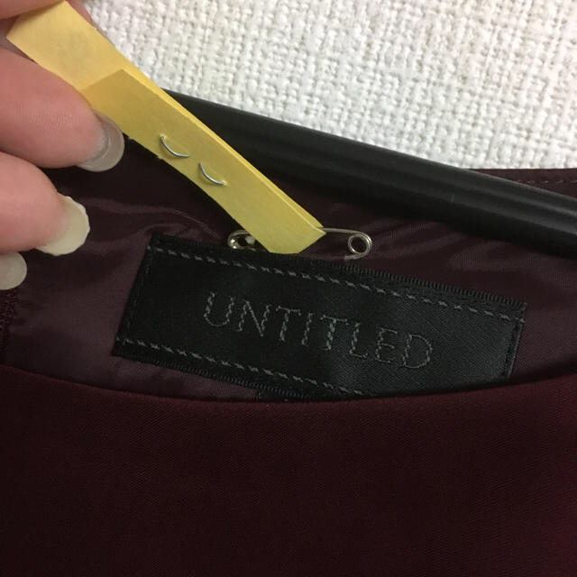 UNTITLED(アンタイトル)のuntitled ワンピース 美品 レディースのワンピース(ひざ丈ワンピース)の商品写真