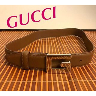 グッチ(Gucci)のイタリー製GUCCI 【G】レザーベルト(ベルト)