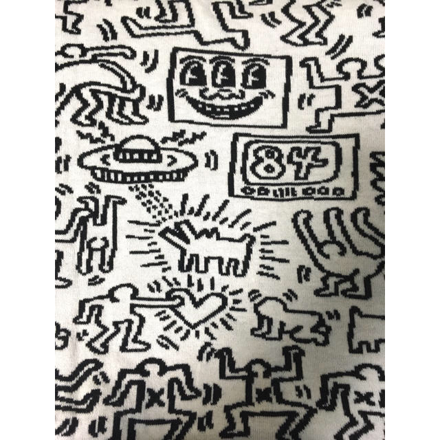 SLY(スライ)の★美品★ SLY × keithharing スライ キース ニット ワンピース レディースのトップス(ニット/セーター)の商品写真