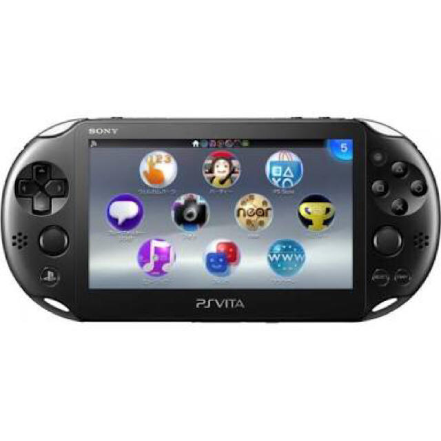 PlayStation(プレイステーション)のPS Vita 2000 BLACK  エンタメ/ホビーのゲームソフト/ゲーム機本体(携帯用ゲーム機本体)の商品写真