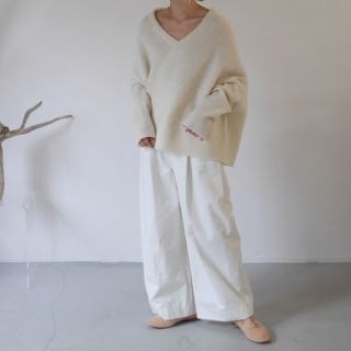 ドゥーズィエムクラス(DEUXIEME CLASSE)の新品argue RESTOCK RICHESSE LAMBS WOOL ニット(ニット/セーター)