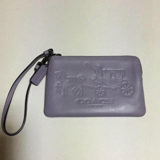 コーチ(COACH)の美品！コーチ スモールジップリストレット(ポーチ)