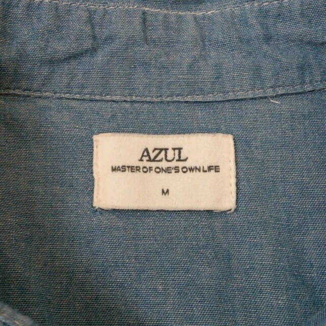 AZUL by moussy(アズールバイマウジー)の【専用】moussyデニムシャツ レディースのトップス(Tシャツ(半袖/袖なし))の商品写真