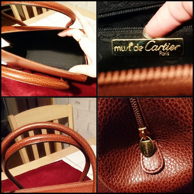 Cartier(カルティエ)のカルティエ ミニボストン ハンドバッグ レディースのバッグ(ハンドバッグ)の商品写真