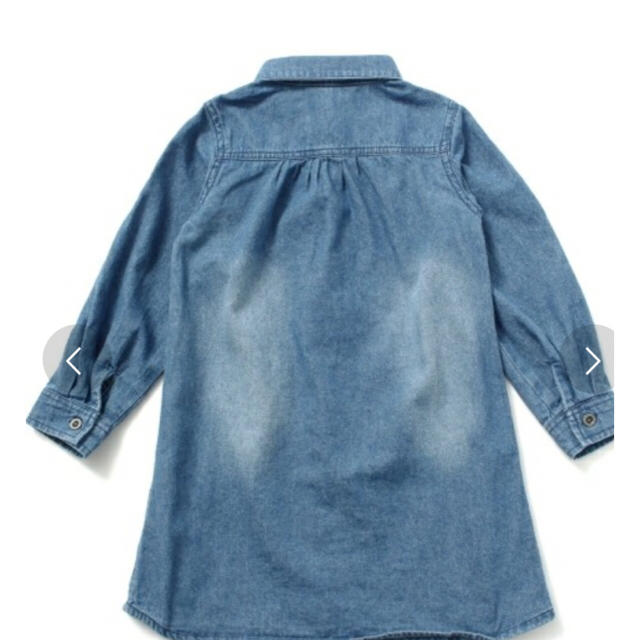 3can4on(サンカンシオン)の◆新品◆デニムワンピース 90㎝ キッズ/ベビー/マタニティのキッズ服女の子用(90cm~)(ワンピース)の商品写真