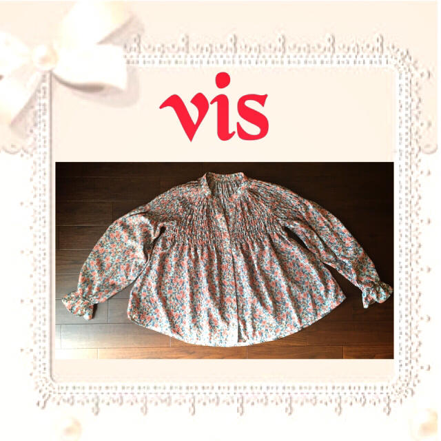 ViS(ヴィス)の美品 ♡ vis  花柄トップス レディースのトップス(シャツ/ブラウス(長袖/七分))の商品写真
