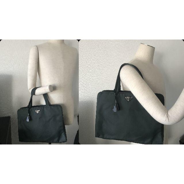 PRADA(プラダ)の●PRADAプラダビジネスバッグ３層ブリーフケース鍵付●美品 メンズのバッグ(ビジネスバッグ)の商品写真