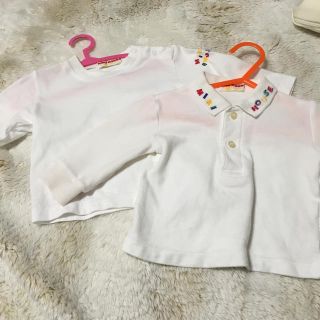 ミキハウス(mikihouse)のミキハウス ベビーシャツ2枚セット(Ｔシャツ)