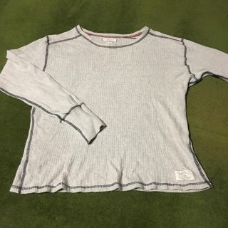 バーンズアウトフィッターズ(Barns OUTFITTERS)のBARNS バーンズ ワッフル カットソー Lサイズ 古着 アメカジ(Tシャツ/カットソー(七分/長袖))