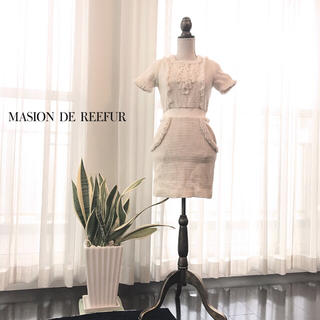 メゾンドリーファー(Maison de Reefur)の【送料込】メゾンドリーファー ウールワンピース MASION DE REEFUR(ミニワンピース)