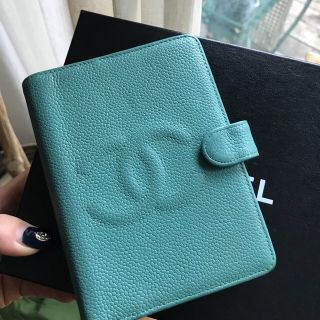 シャネル(CHANEL)のCHANEL 手帳カバー  ミントグリーン お値下げしました‼️aya様専用(その他)