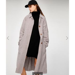 マウジー(moussy)の【mi様専用】moussy チェック柄 コート トレンチ (トレンチコート)